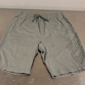 Nike Men's Athletic Shorts in Gray with Logo